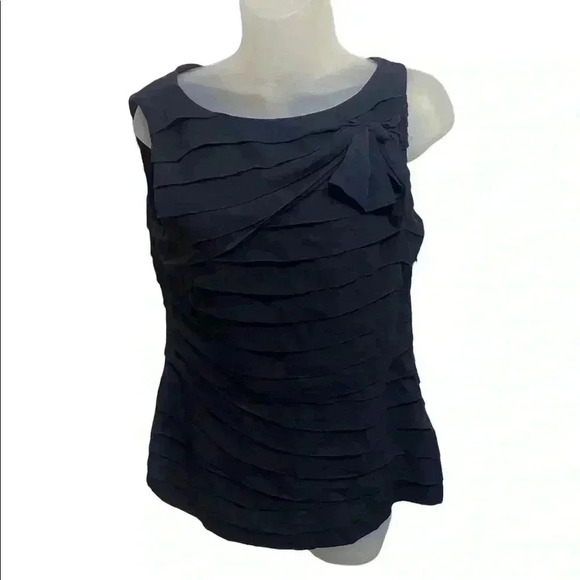 Tory Burch Waltraud Silk Tiered Top - Picture 2 of 7